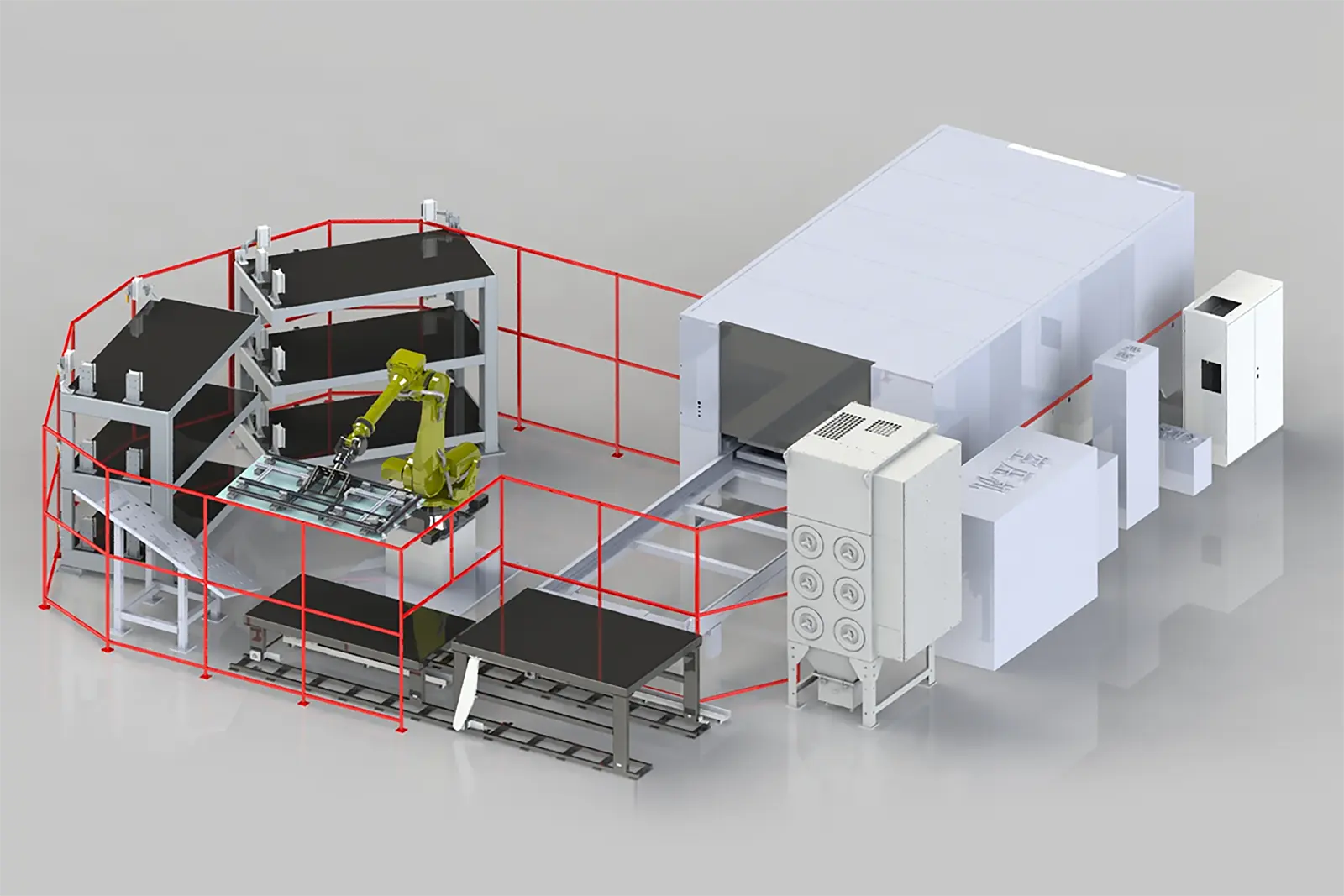 Laser Cutting Robot Automated Loading and Unloading Workstation